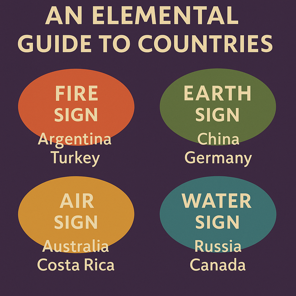 The Elemental Personalities of Nations