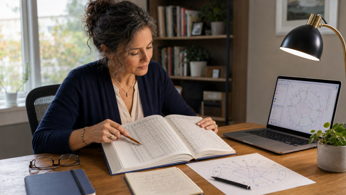 How to Read an Astrology Ephemeris